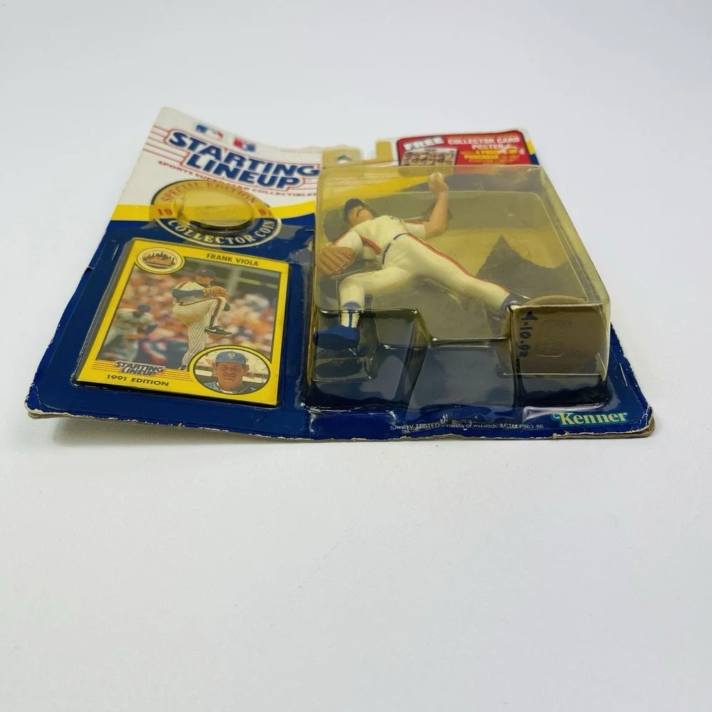 1991 Starting Lineup Frank Viola New York Mets Figure Card